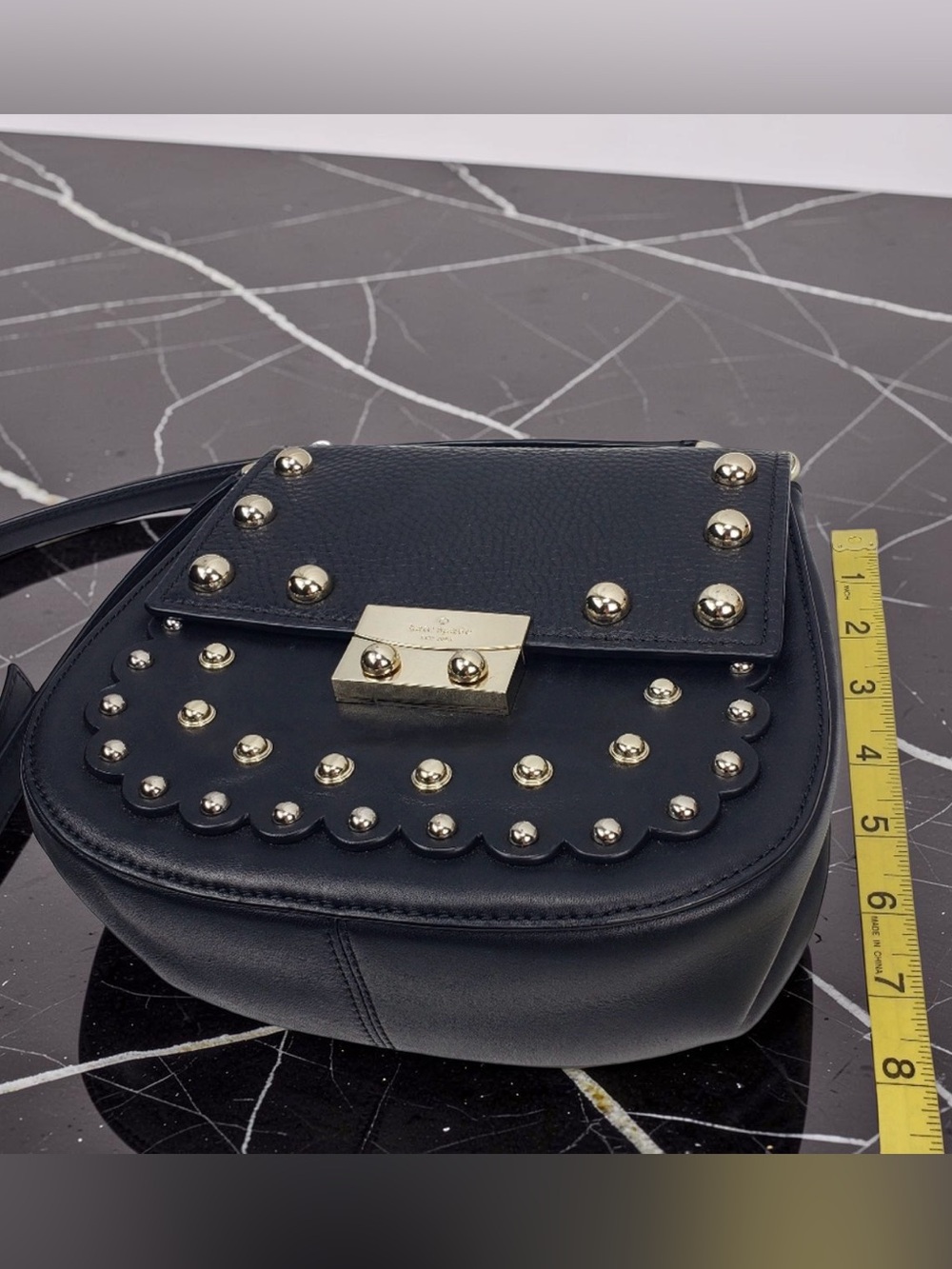 Kate Spade x The Madison Ave. Collection Byrdie Studded Crossbody Bag✨ - Picture 12 of 14